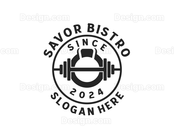 Bodybuilding Gym Weightlifter Logo
