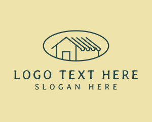 Minimalist House Roof logo