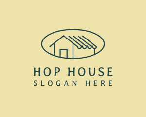 Minimalist House Roof logo design