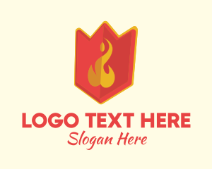 Medieval Fire Banner logo