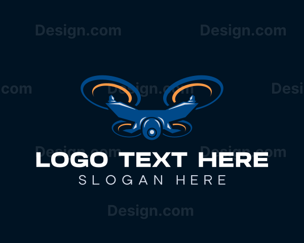 Quadcopter Arial Drone Logo