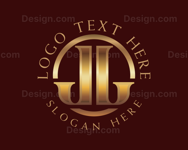 Luxury Elegant Letter JL Logo