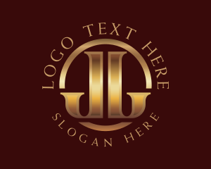 Luxury Elegant Letter JL logo design