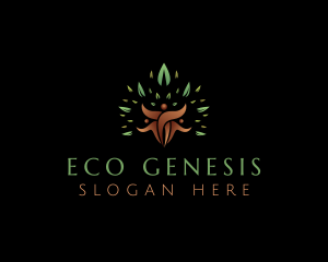 Eco Community Organization logo design