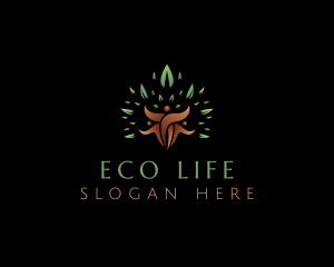 Eco Community Organization logo design