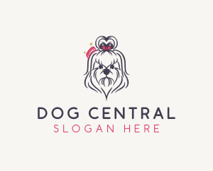 Pet Dog Grooming logo design