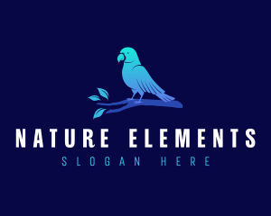 Parrot Bird Nature logo design