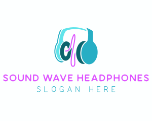 Headphones Music Wave logo