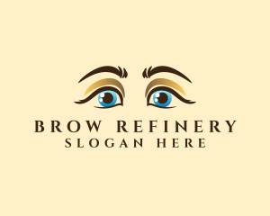 Gold Eyeshadow Eyebrow logo