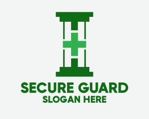 Green Hospital Pillar  Logo