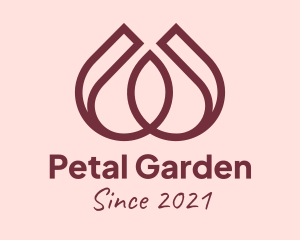 Botanical Flower Petal  logo design