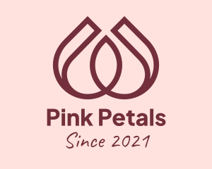 Botanical Flower Petal  logo design