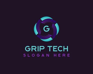 Technology Cyber App logo design