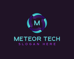 Technology Cyber App logo design