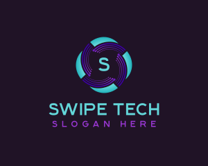 Technology Cyber App logo design