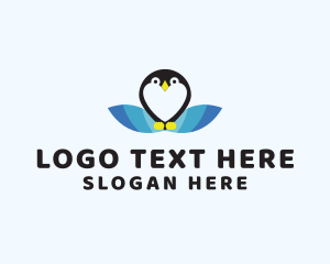 Cute Penguin Animal  Logo