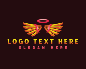 Angel Halo Wings logo