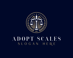 Lawyer Scale Justice logo design