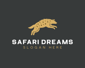 Hyena Wildlife Safari logo design