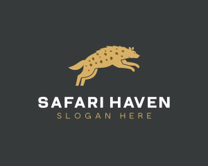 Hyena Wildlife Safari logo design