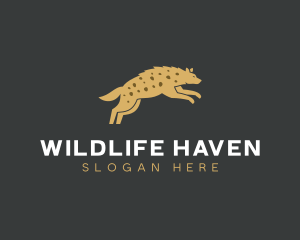 Hyena Wildlife Safari logo design