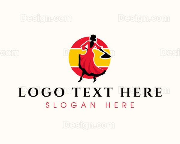 Spain Flamenco Dance Logo