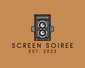 Retro Film Camera  logo design