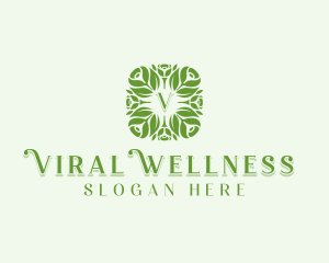 Floral Nature Wellness logo design