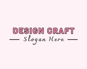 Feminine Craft Shop logo design