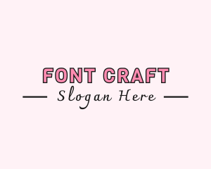 Feminine Craft Shop logo design