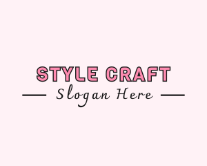 Feminine Craft Shop logo design