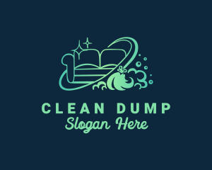 Couch Furniture Cleaning logo design