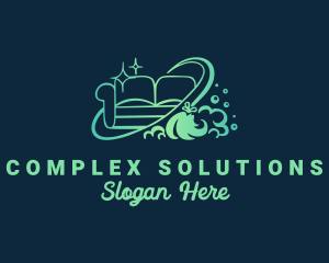 Couch Furniture Cleaning logo design