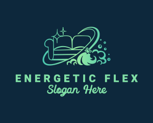 Couch Furniture Cleaning logo design