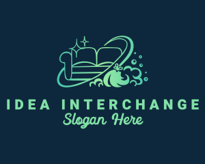 Couch Furniture Cleaning logo design