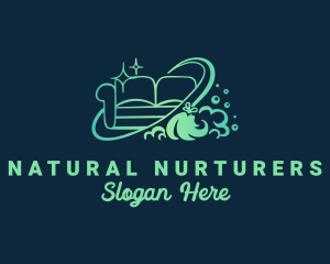 Couch Furniture Cleaning logo design