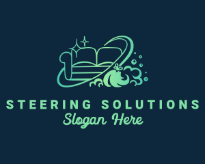 Couch Furniture Cleaning logo design