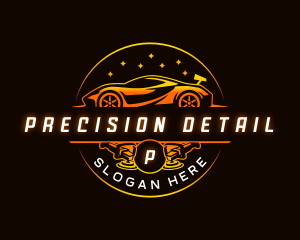 Automotive Car Polish Detailing logo design