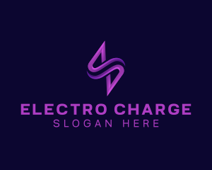 Lightning Thunder Electricity logo design