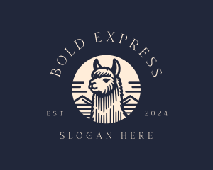 Alpaca Animal  logo design