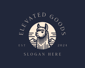 Alpaca Animal  logo design