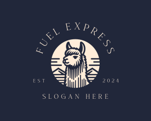 Alpaca Animal  logo design