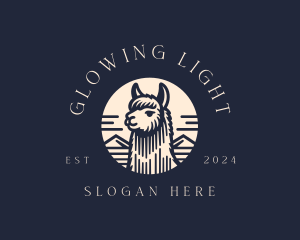 Alpaca Animal  logo design