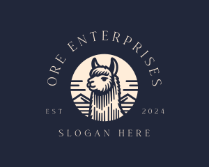 Alpaca Animal  logo design