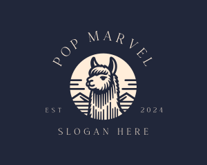 Alpaca Animal  logo design