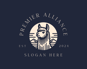 Alpaca Animal  logo design