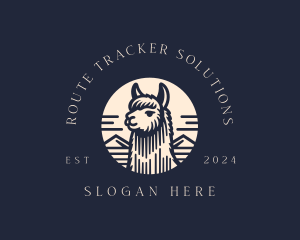 Alpaca Animal  logo design