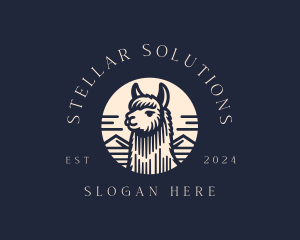 Alpaca Animal  logo design