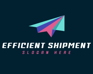 Paper Plane Logistics logo design