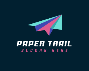 Paper Plane Logistics logo design